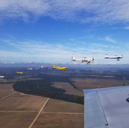 Oct. 6-7, 2018 – Pilots from all over the country have come to Pine Bluff to learn formation flying.