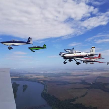 Oct. 6-7, 2018 – Grider Field is a great airport for learning formation flying.