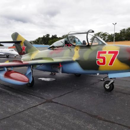 Oct. 26, 2018 – Grider Field receives a visit from a Russian MIG 15.